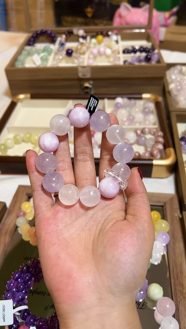 银S925镶嵌手链烟晶天然水晶 多样性发货发其一 颜色微差
