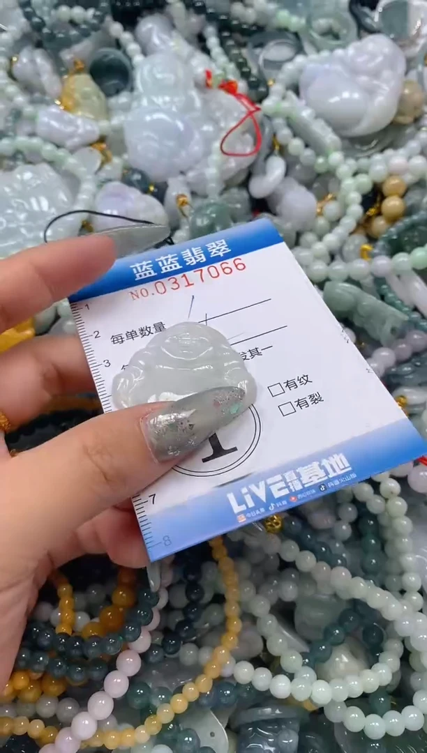 翡翠未镶嵌颈饰闪购0317066
