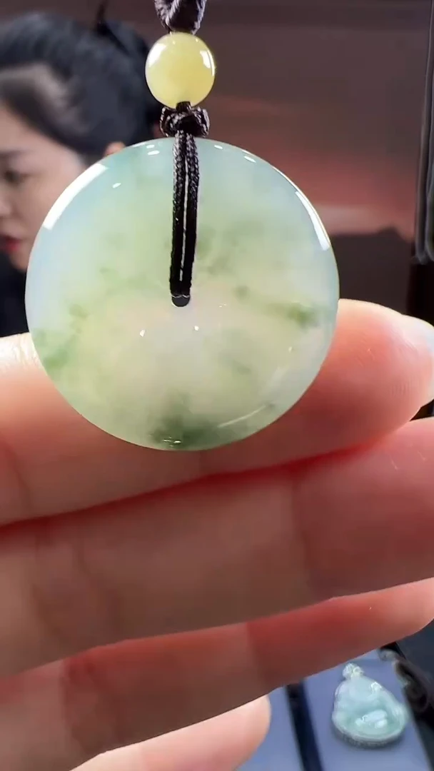 未镶嵌挂件翡翠平安扣