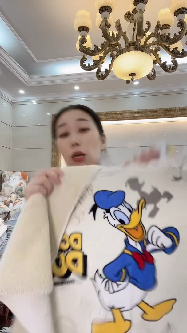 水貂毛150*200唐老鸭