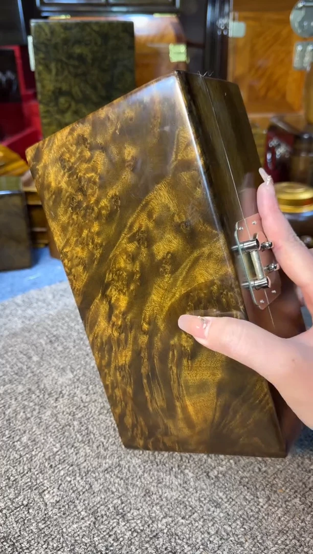 【闪购商品】乌木类成套家具精品阴沉乌木首饰盒Y3