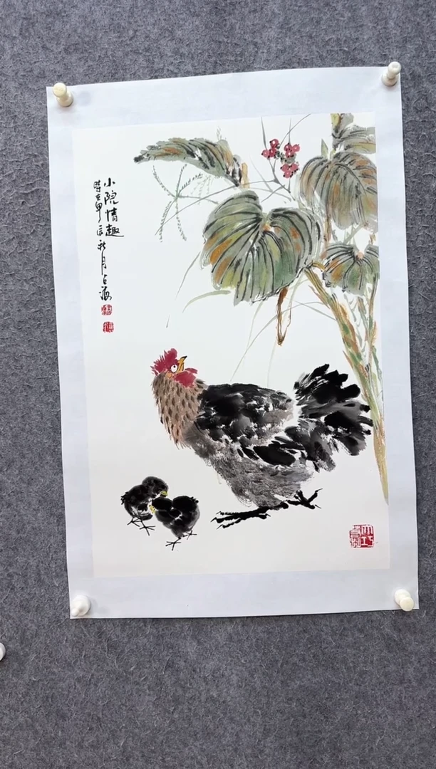 国画ST-WZH-花鸟绘画作品