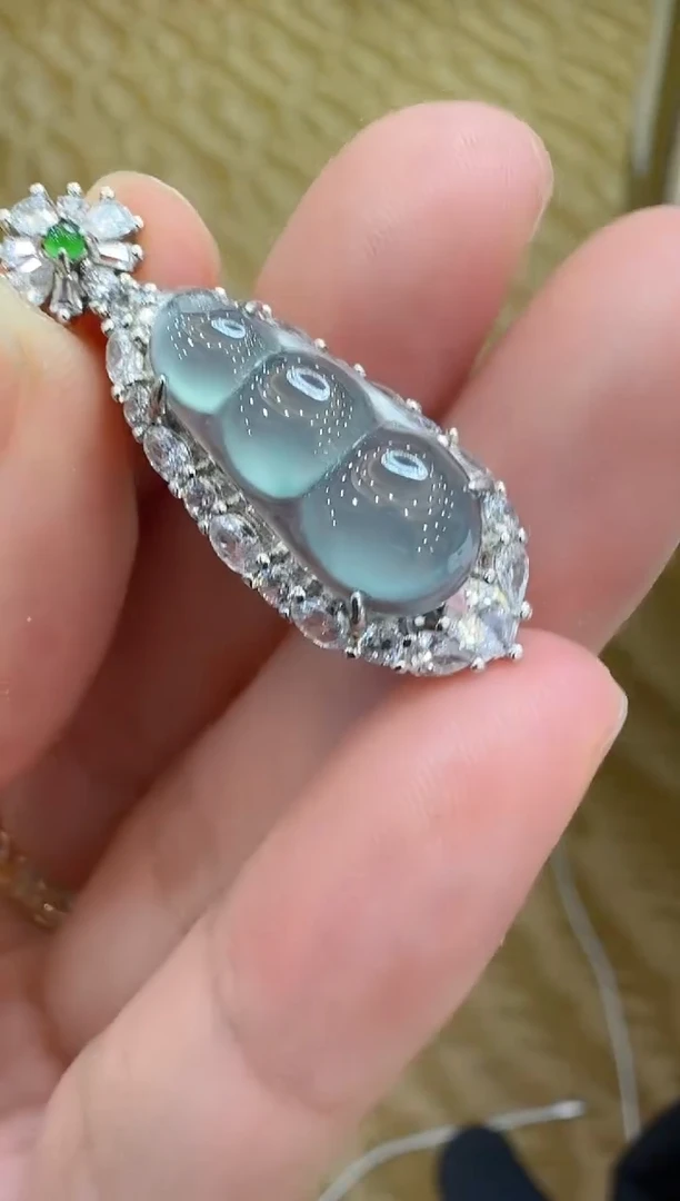 翡翠银S925镶嵌吊坠(不含链)多样性团购发一件