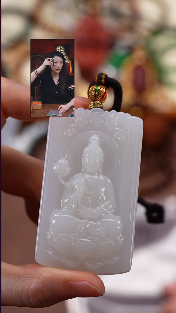 吊坠(赠链)未镶嵌和田玉欢**在柒禧文玩回血好物