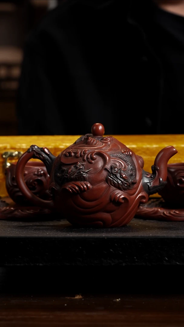 宜兴知衍传器原矿全手200套组+墨宝【九龙图】