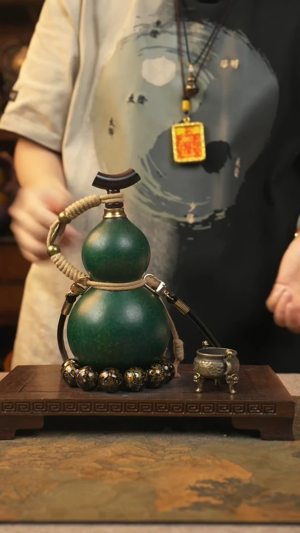 031大漆一物一拍记葫堂出品[不带手串】