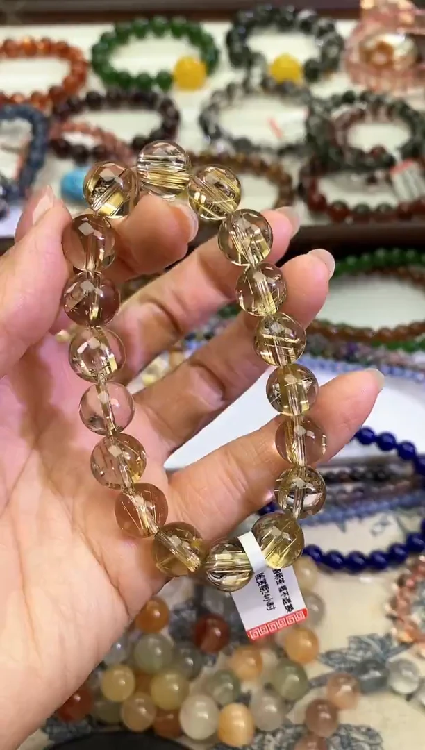 未镶嵌手链水晶钛晶11.3