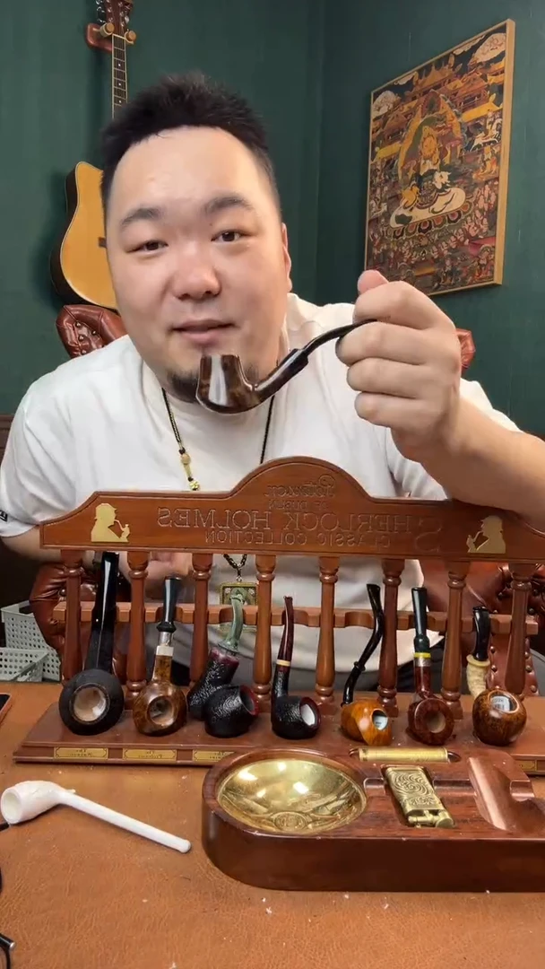 石楠木木雕款意大利进口石楠木烟斗
