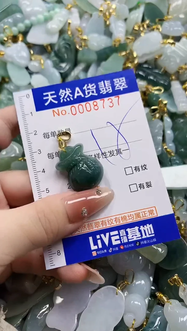 颈饰未镶嵌翡翠天然A货翡翠