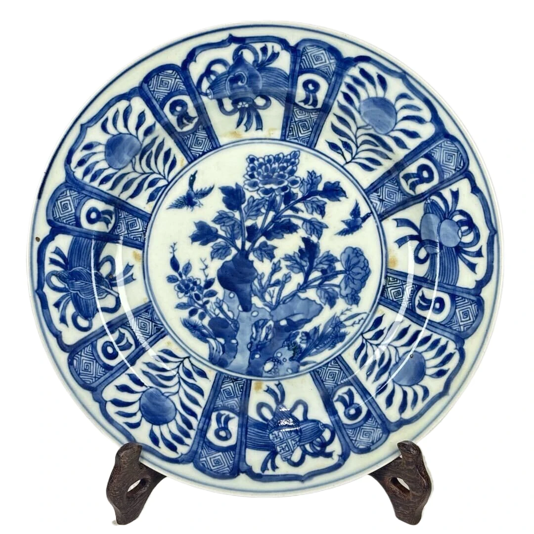 青花花卉纹赏器6962