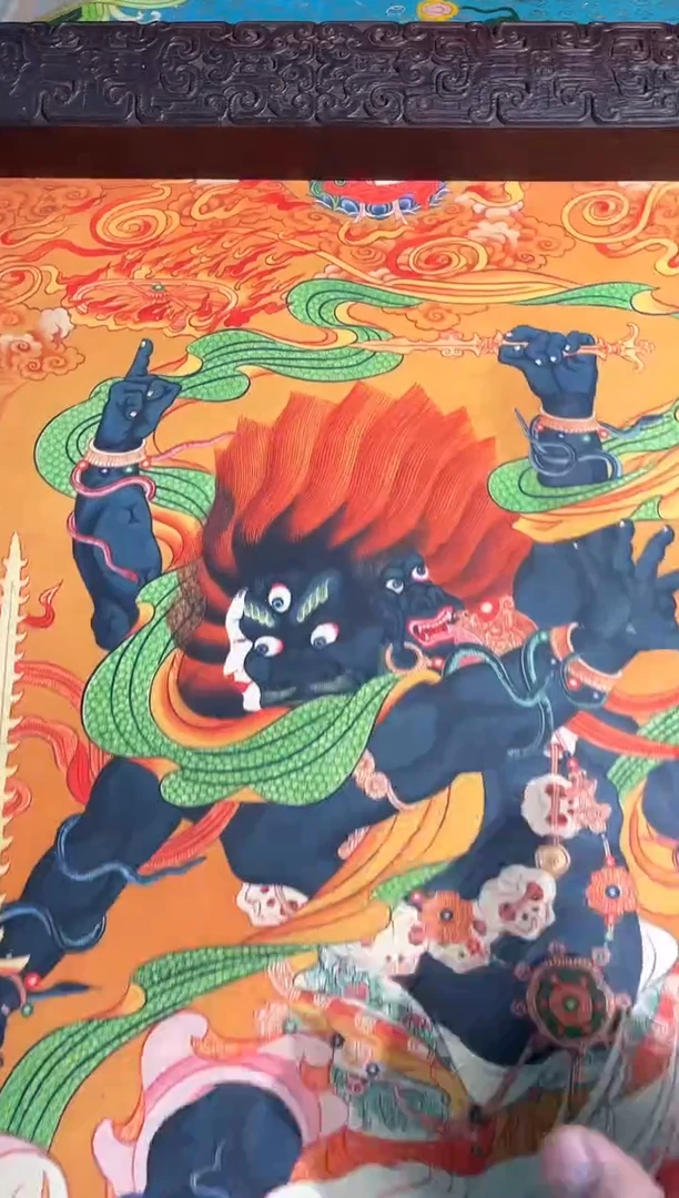 卷轴画曦曦的唐卡tk160