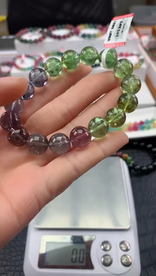 【闪购商品】碧玺手串未镶嵌多样性发一条