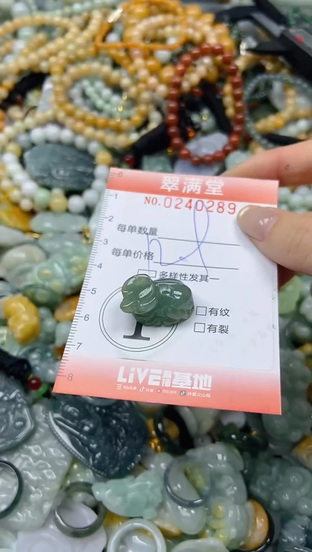 未镶嵌挂件翡翠闪购0240289