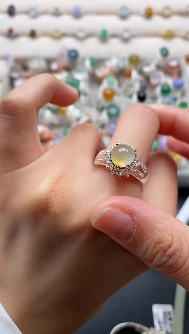 未镶嵌戒指翡翠6666666+1