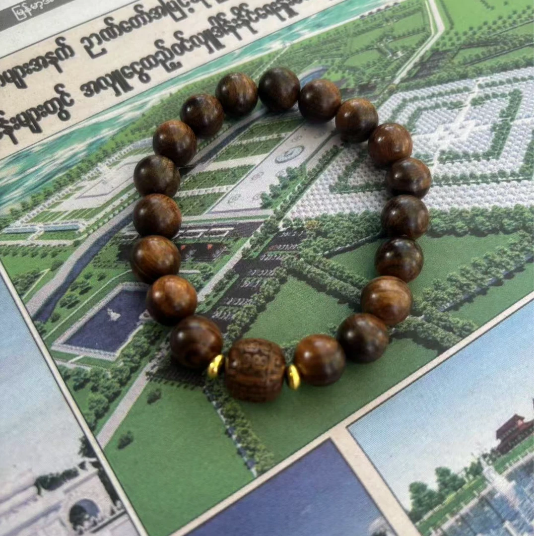 黄花梨加雕刻1.0手串（ZXZ）A20001多样性发货