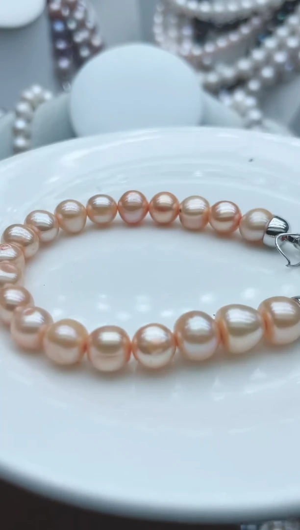 【闪购商品】淡水珍珠颈饰钛钢1