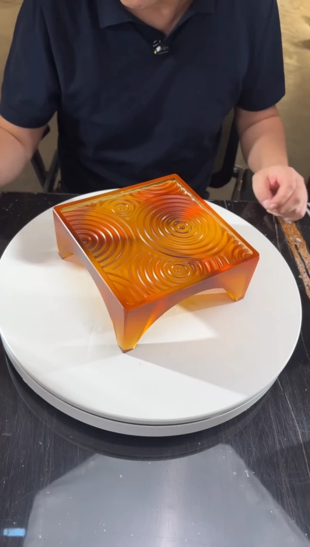 摆件祖母绿壶承艺术摆件