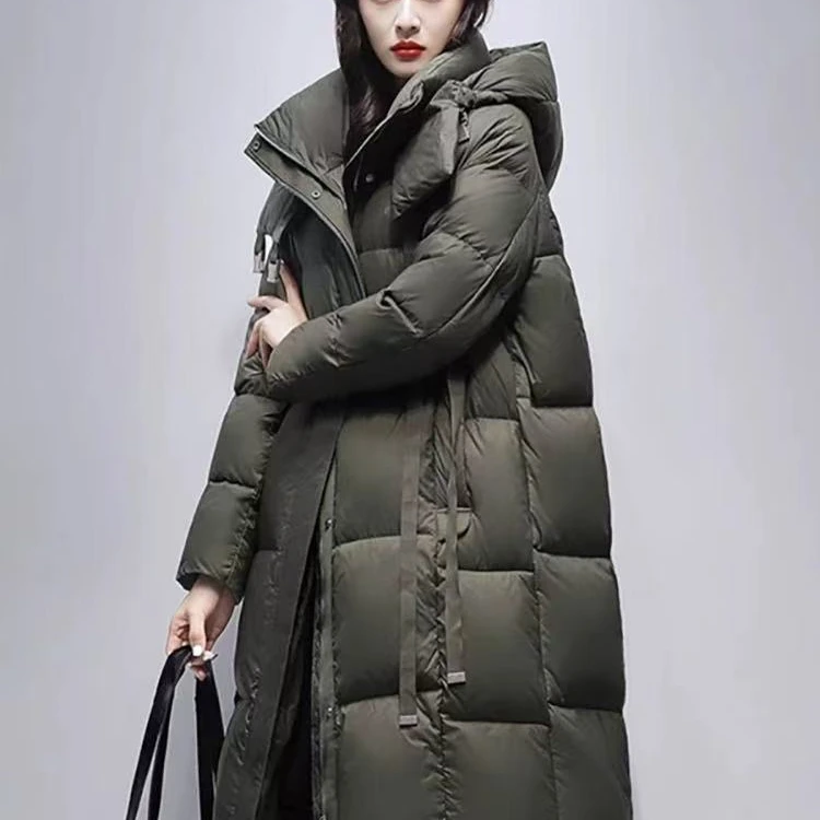 160中长款羽绒服 绿色（衣长100左右）