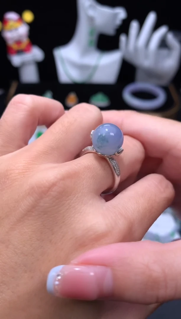 18K金镶嵌定制翡翠48小时鉴赏期 退货不扣服务费