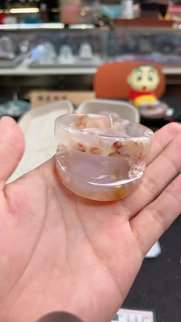 未镶嵌手镯石英质玉55圈口 （赠品镯心）335427