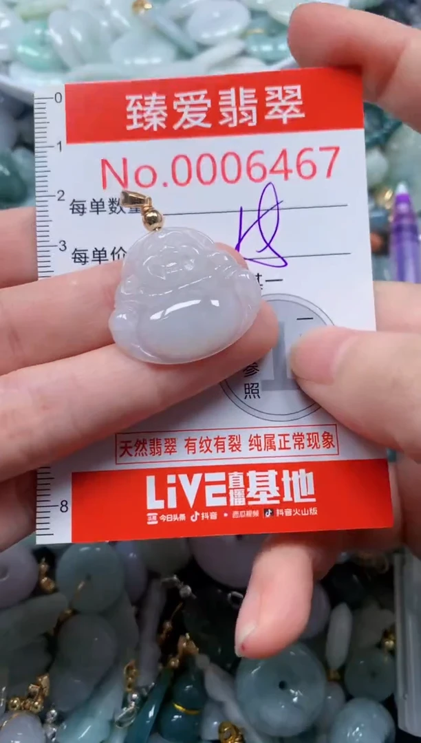 翡翠未镶嵌吊坠(不含链)6767