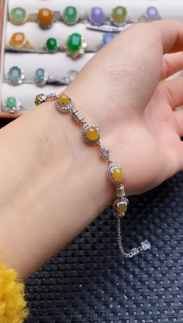 银S925镶嵌戒指翡翠1944