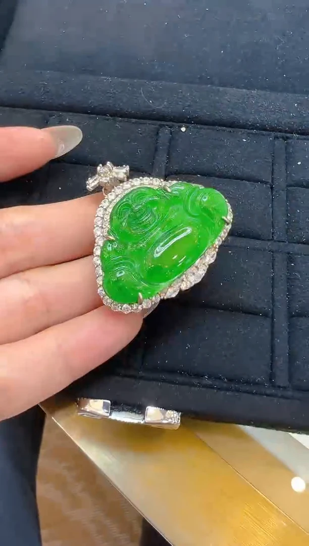 【闪购商品】翡翠吊坠(不含链)银S925镶嵌多样性团购发一件