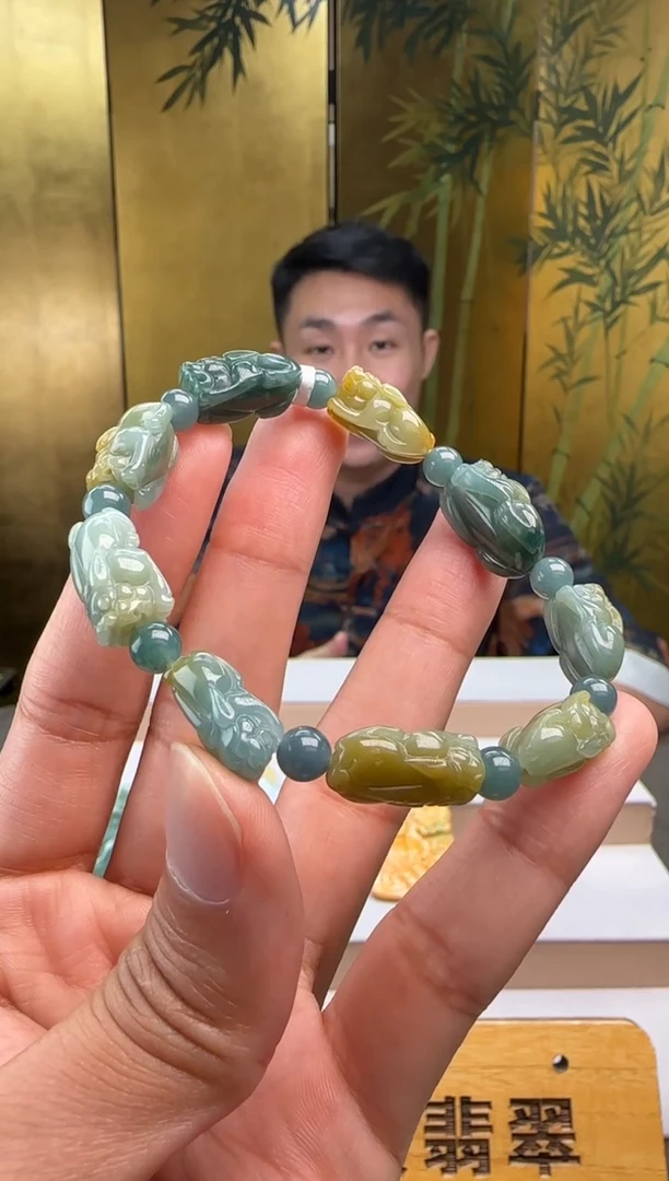 未镶嵌手链翡翠 多样性发其一XM@@960Q3J07642