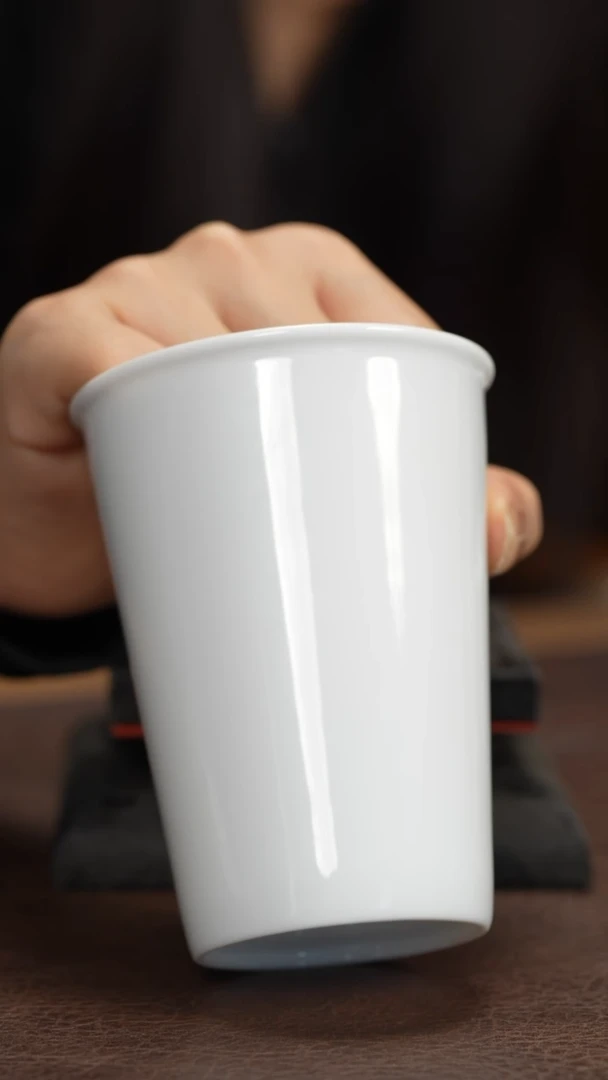 景德镇白胎可乐杯