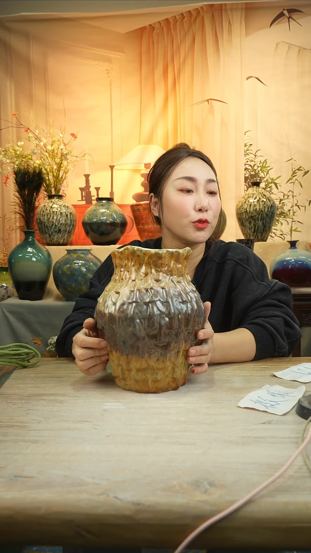 高25口14陶瓷花瓶花器