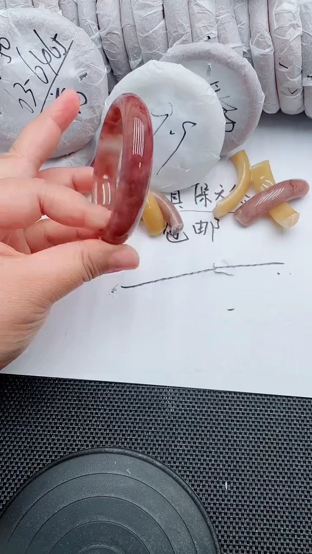未镶嵌手镯石英质玉39-55-56