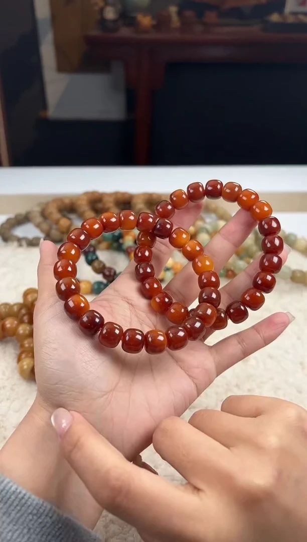 【闪购商品】菩提根/象牙果手串11蜡抛（708）