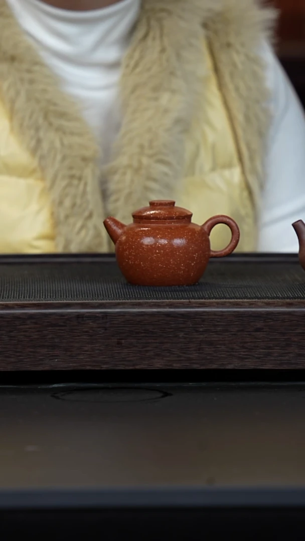 【闪购商品】紫砂茶壶花块桃花泥巨轮