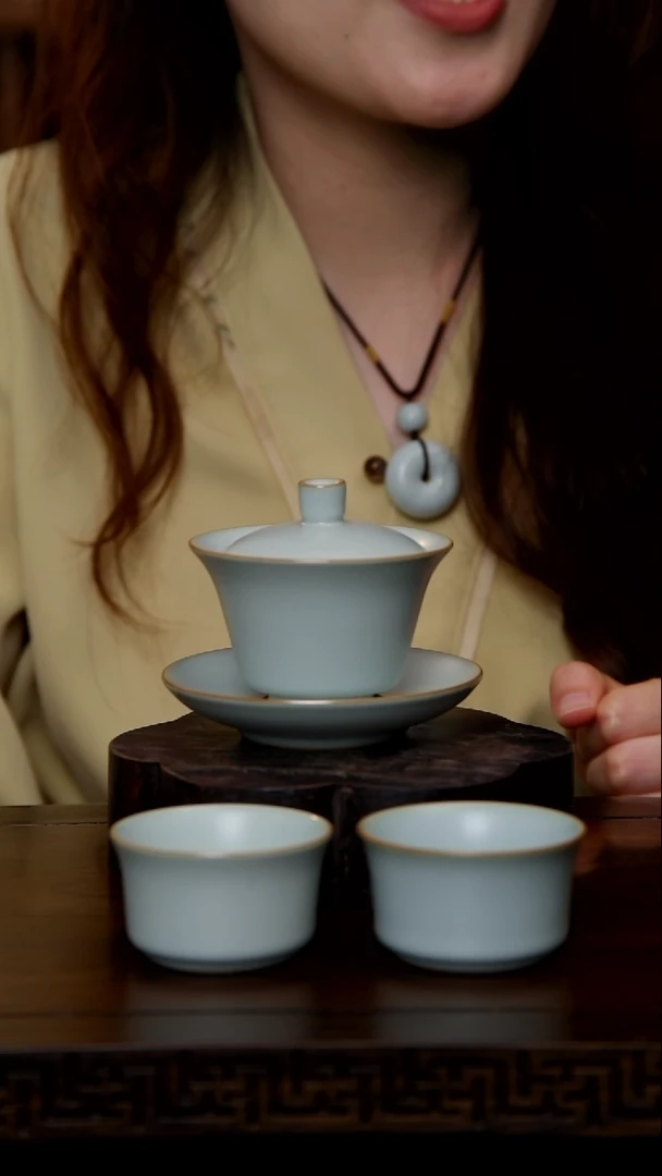 杯三才自乐盖碗*1+悠然杯*2(直播间隐藏福利！！