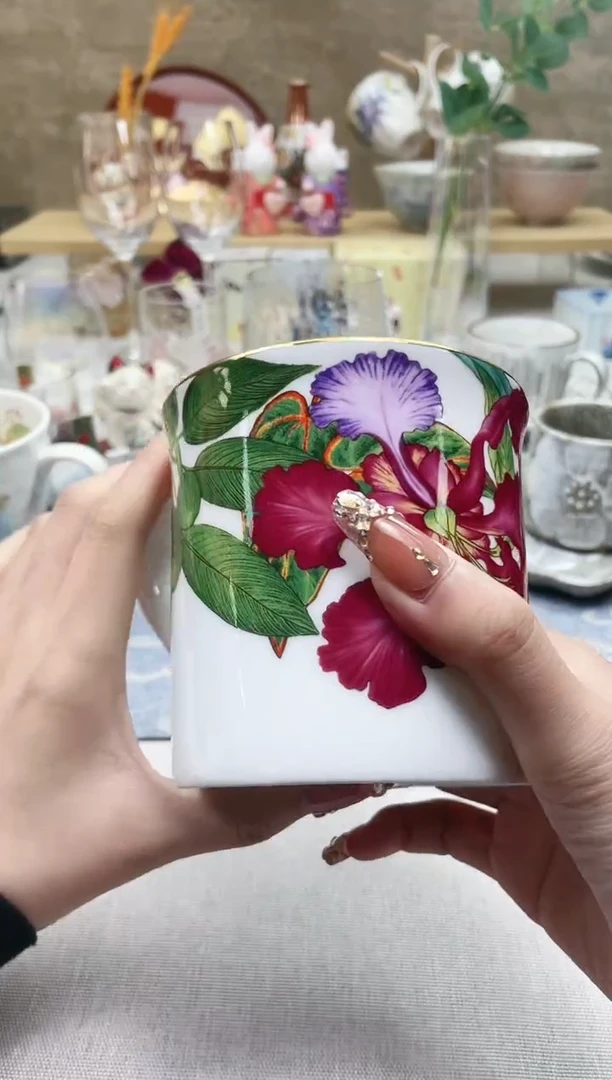 【闪购商品】摆件/盘子/杯子热带雨林马克杯