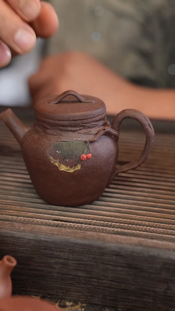 茶壶紫砂原矿手工制作