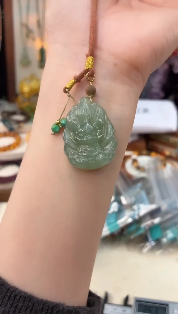 未镶嵌和田玉项链@@F921D019281