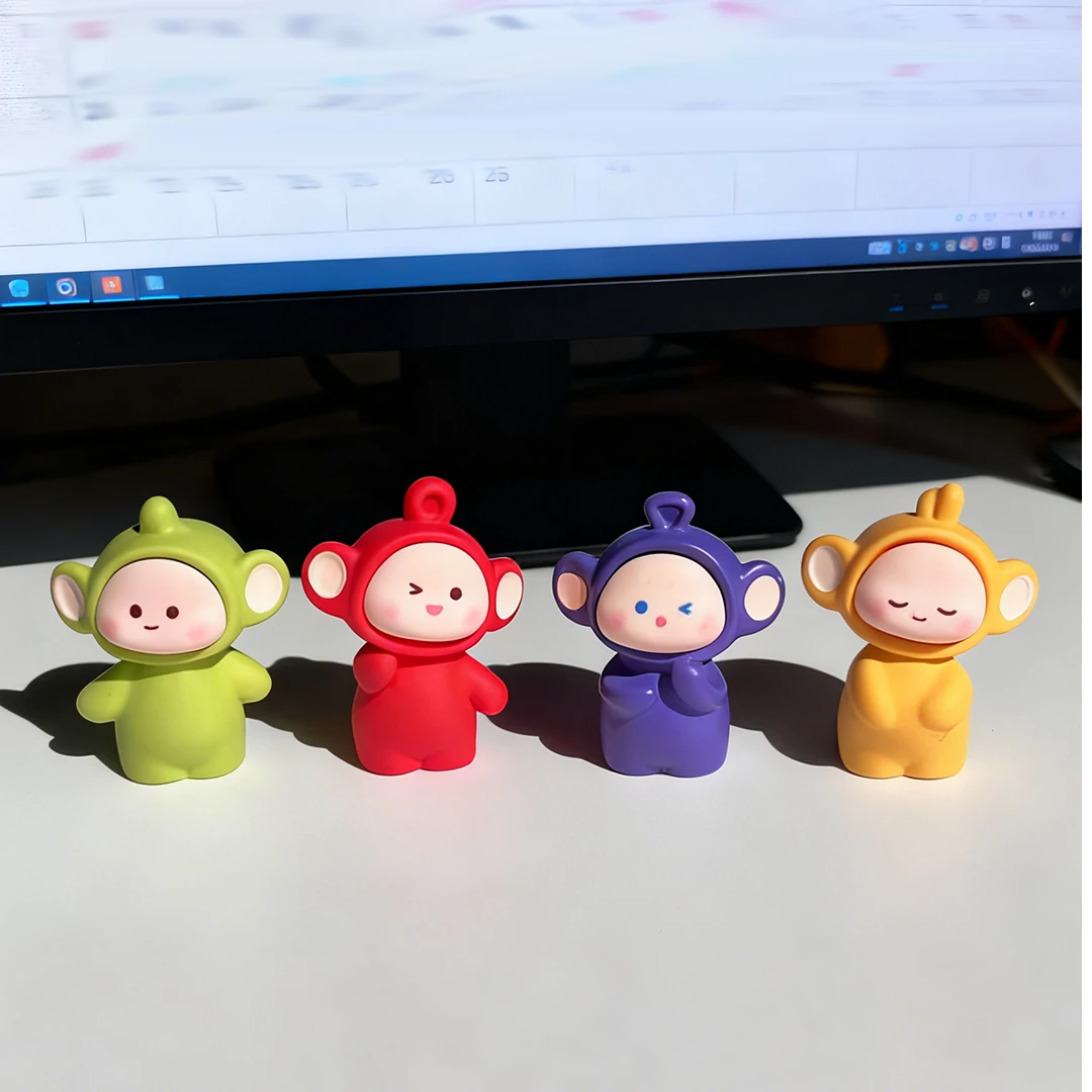 迷你天线宝宝可爱车载小摆件治愈情绪神器工位办公桌装饰摆件