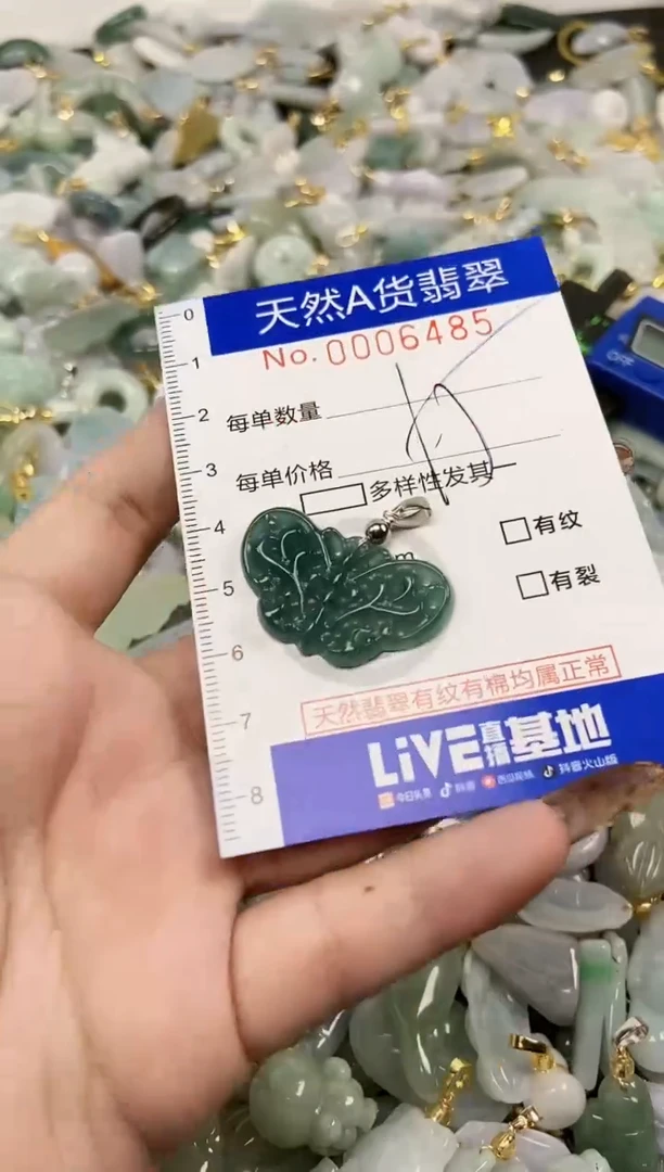 【闪购商品】翡翠颈饰未镶嵌天然A货翡翠