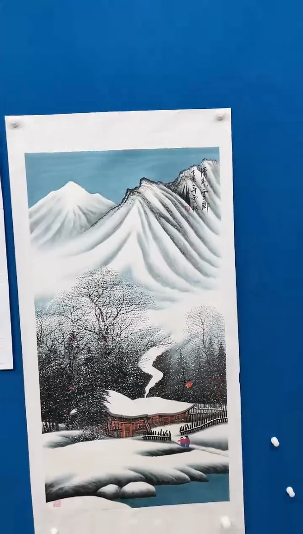 【闪购商品】国画张-四尺雪景/无框/L