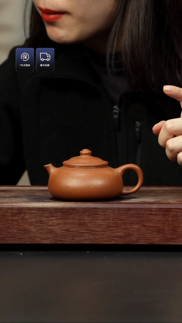 【闪购商品】紫砂茶壶五彩泥 寒江