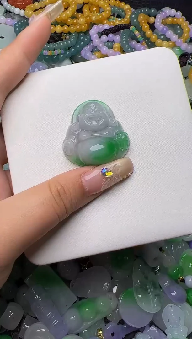 翡翠未镶嵌颈饰天然缅甸翡翠吊坠