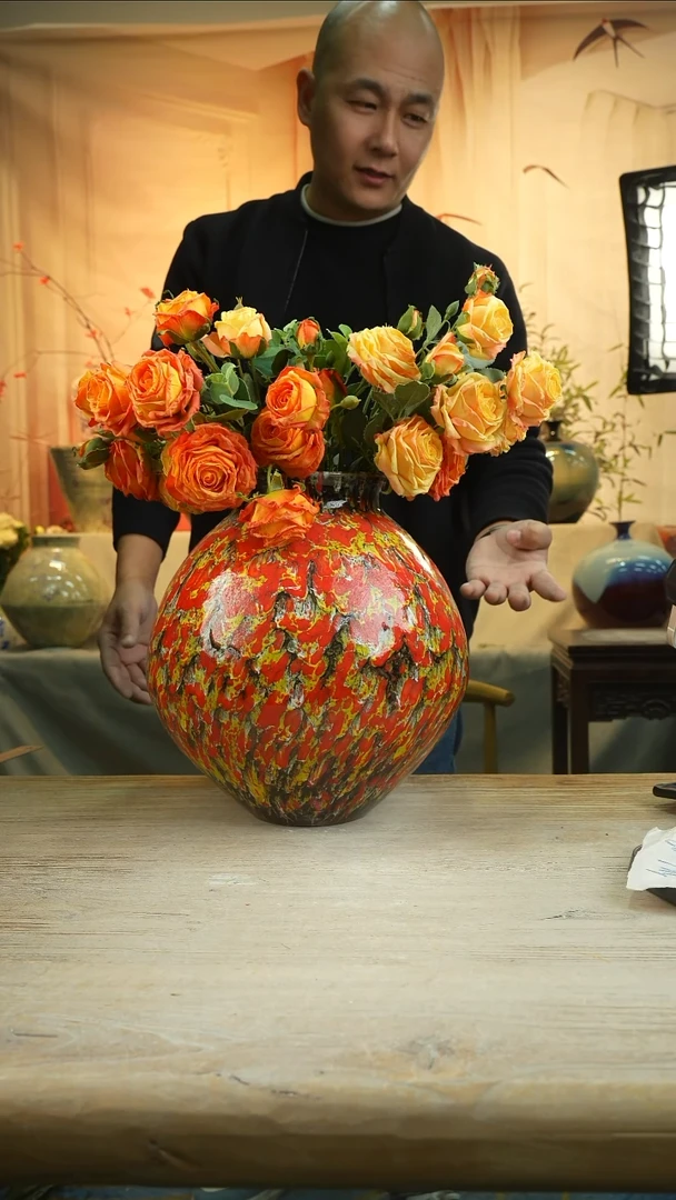 高32口14高温陶瓷花瓶