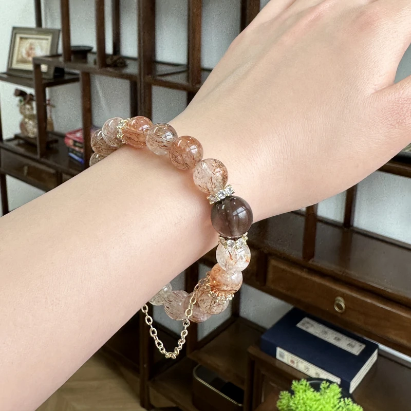 黑金超七手链10mm