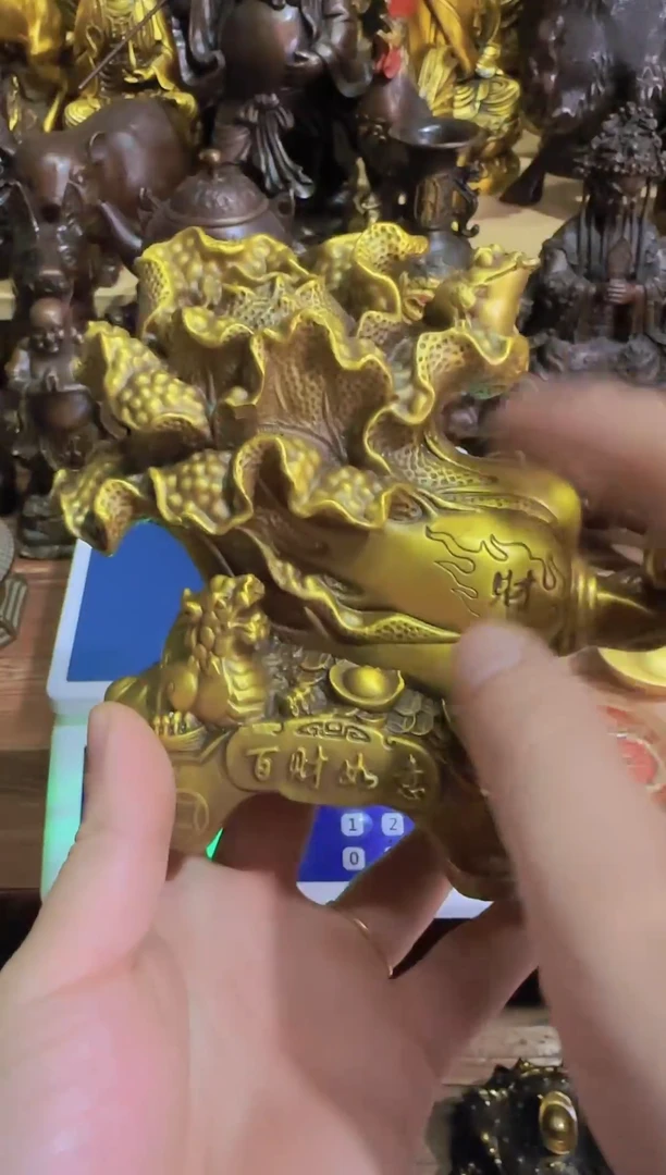 老黄黄铜摆件装饰品