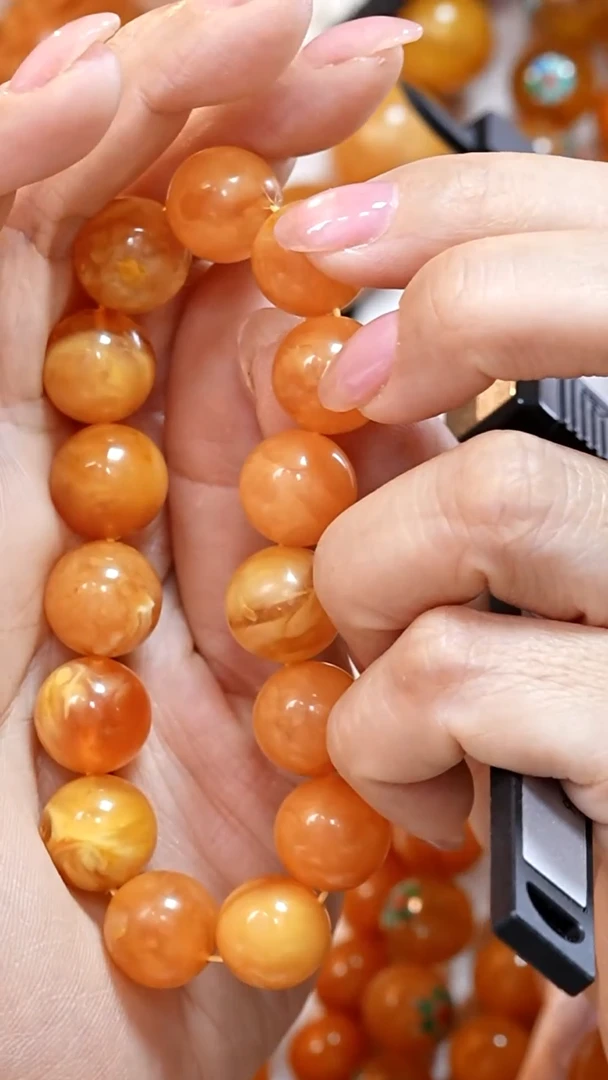 蜜蜡颈饰未镶嵌8797天然蜜蜡珠宝奇石云端妖孽全部保真