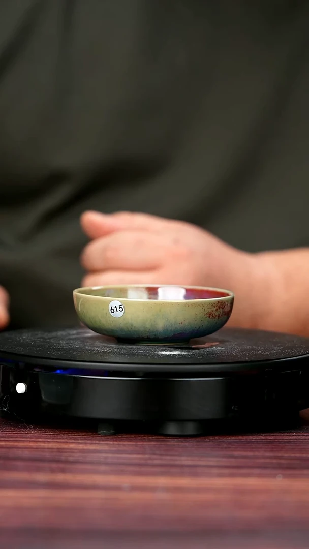 其他钧瓷615#盼龙窑一级品原矿钧瓷半月普洱杯