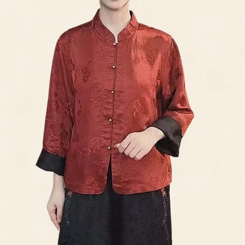 993时尚气质新中式什么穿显瘦洋气上衣