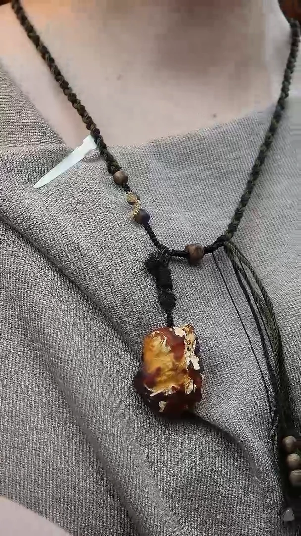 裸石蜜蜡未镶嵌*蜜蜡毛衣链*蜜蜡吊坠*蜜蜡锁骨链*长短可调节