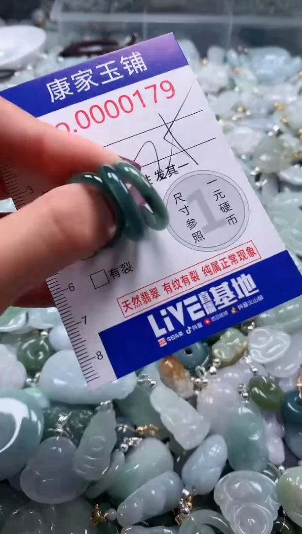 翡翠未镶嵌吊坠(不含链)179